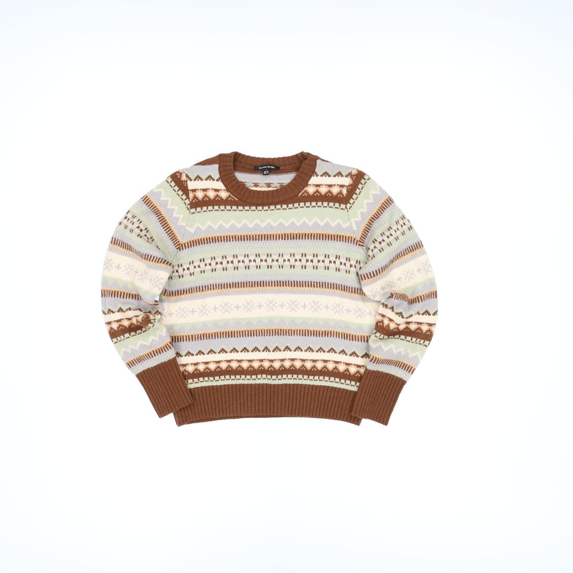 S 플라스틱아일랜드 패턴 니트 0413M 상품이미지1