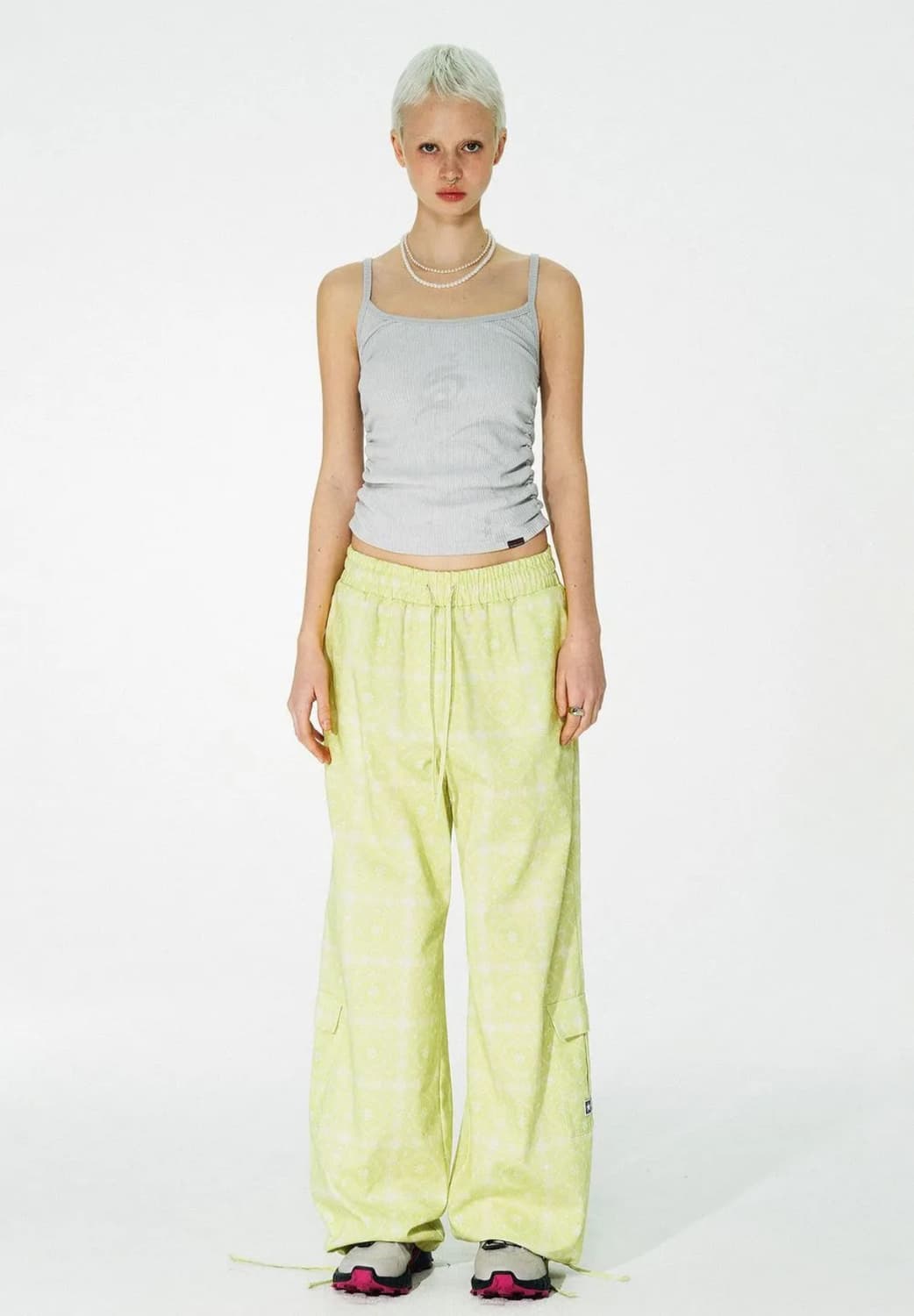 sides shirring sleeveless top  상품이미지3
