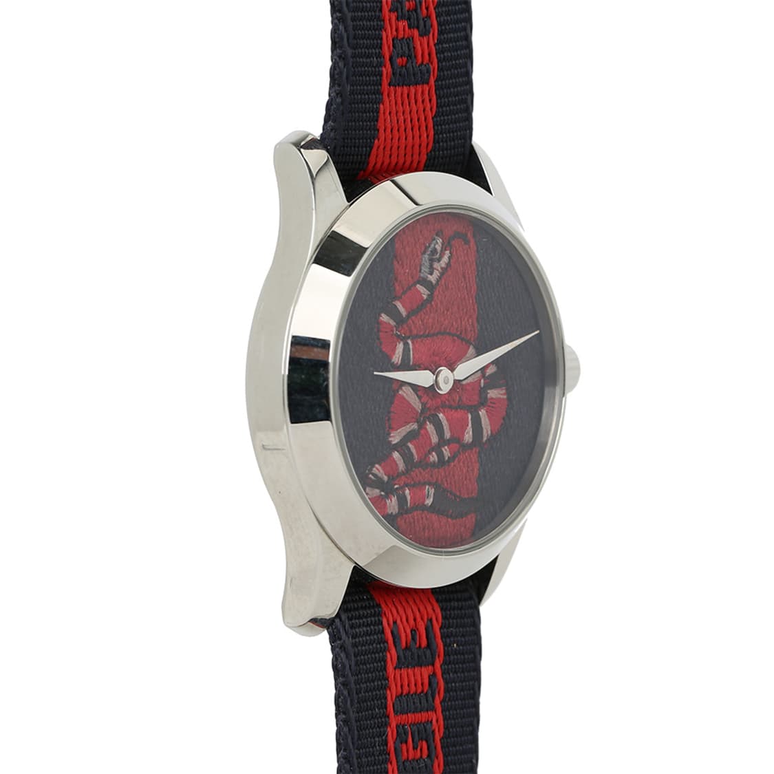 구찌 르마르쉐 스네이크 시계 삼선밴드 워치 YA126493 상품이미지6