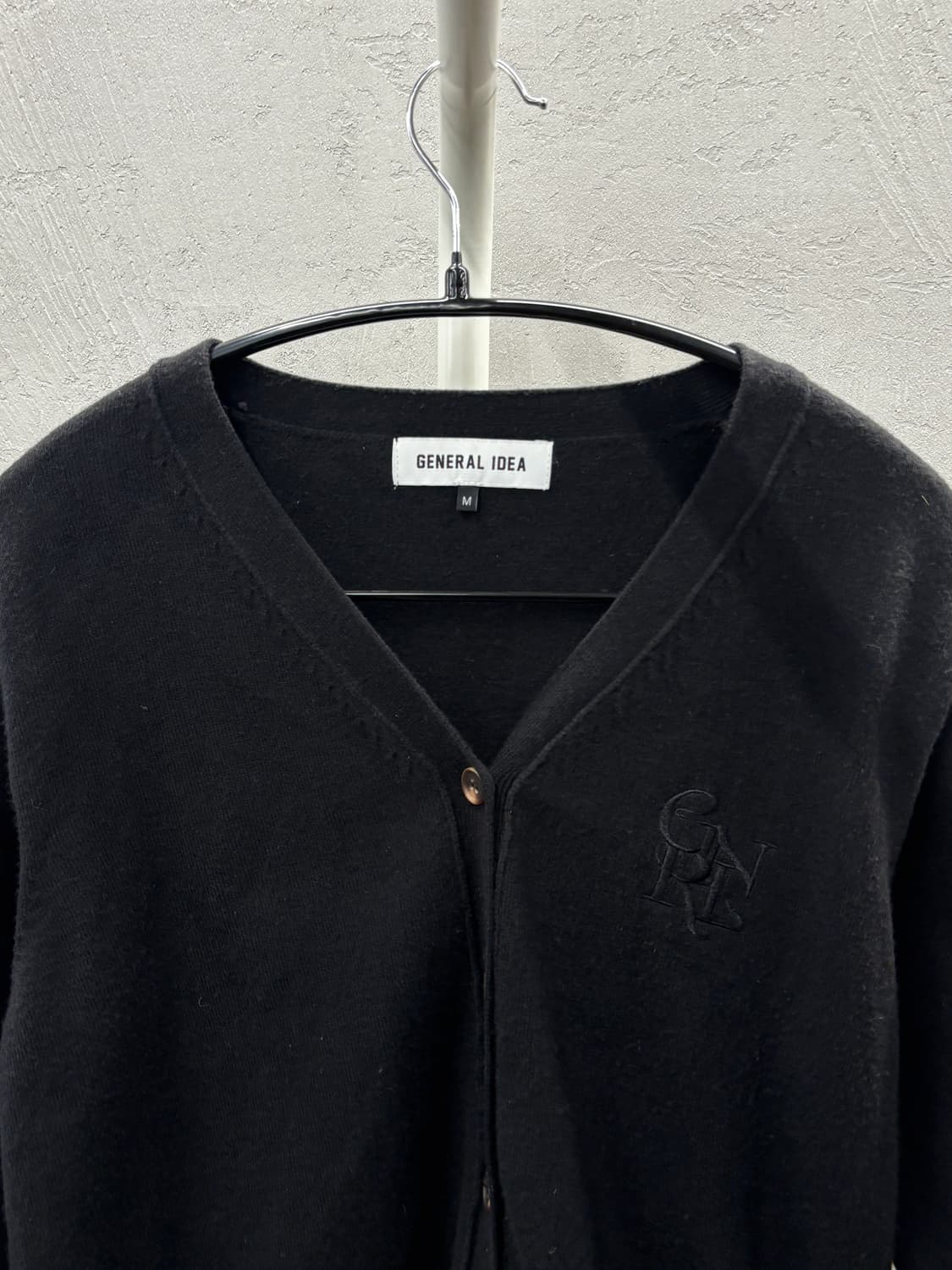 제네럴아이디어 블랙 가디건 M 상품이미지3
