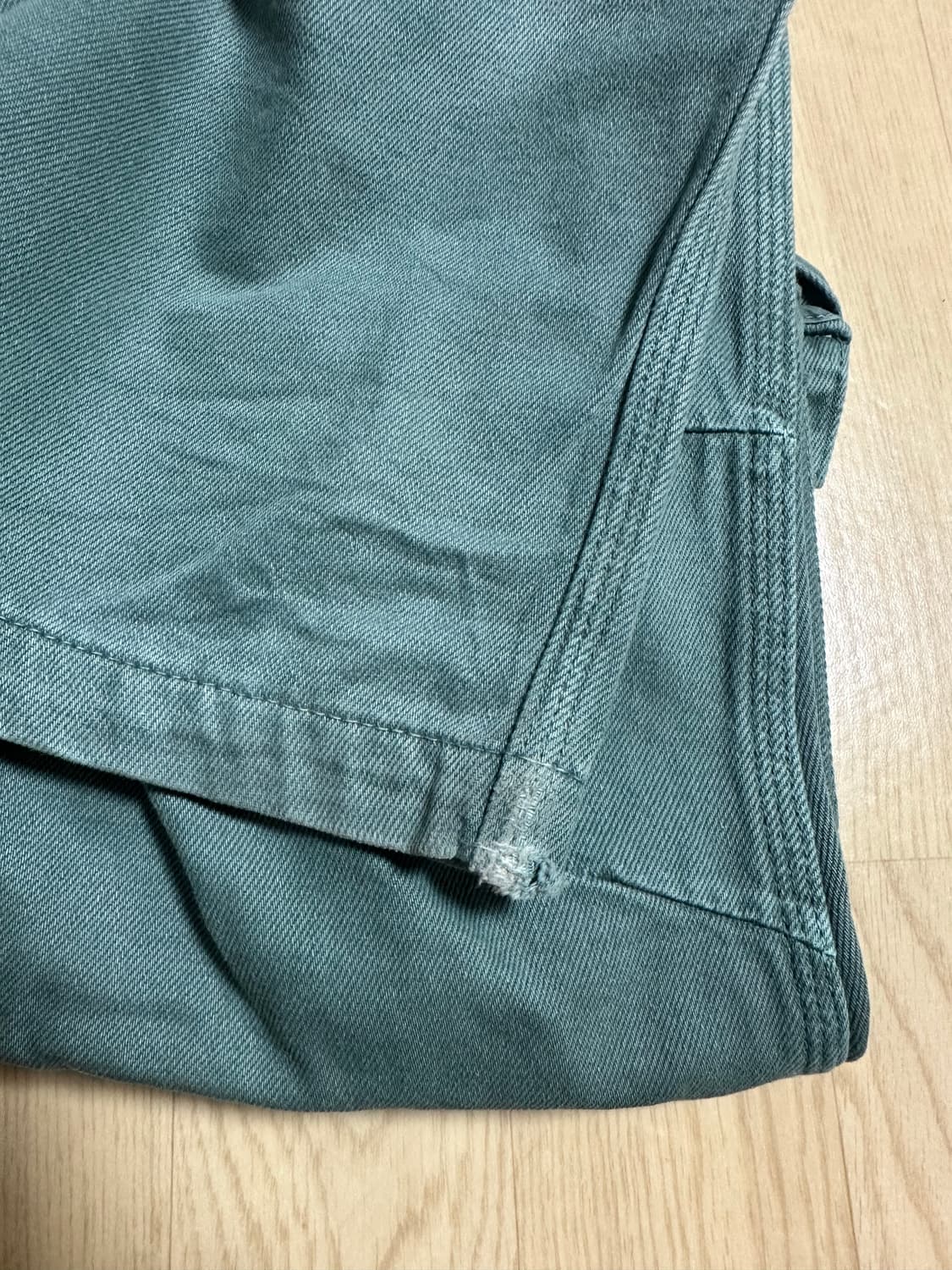 플라스틱 프로덕트 calf pants 에메랄드 L 상품이미지4