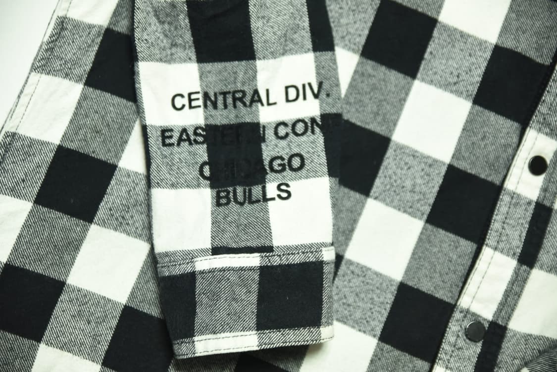 빈티지 NBA 체크 남방 L 사이즈 상품이미지5