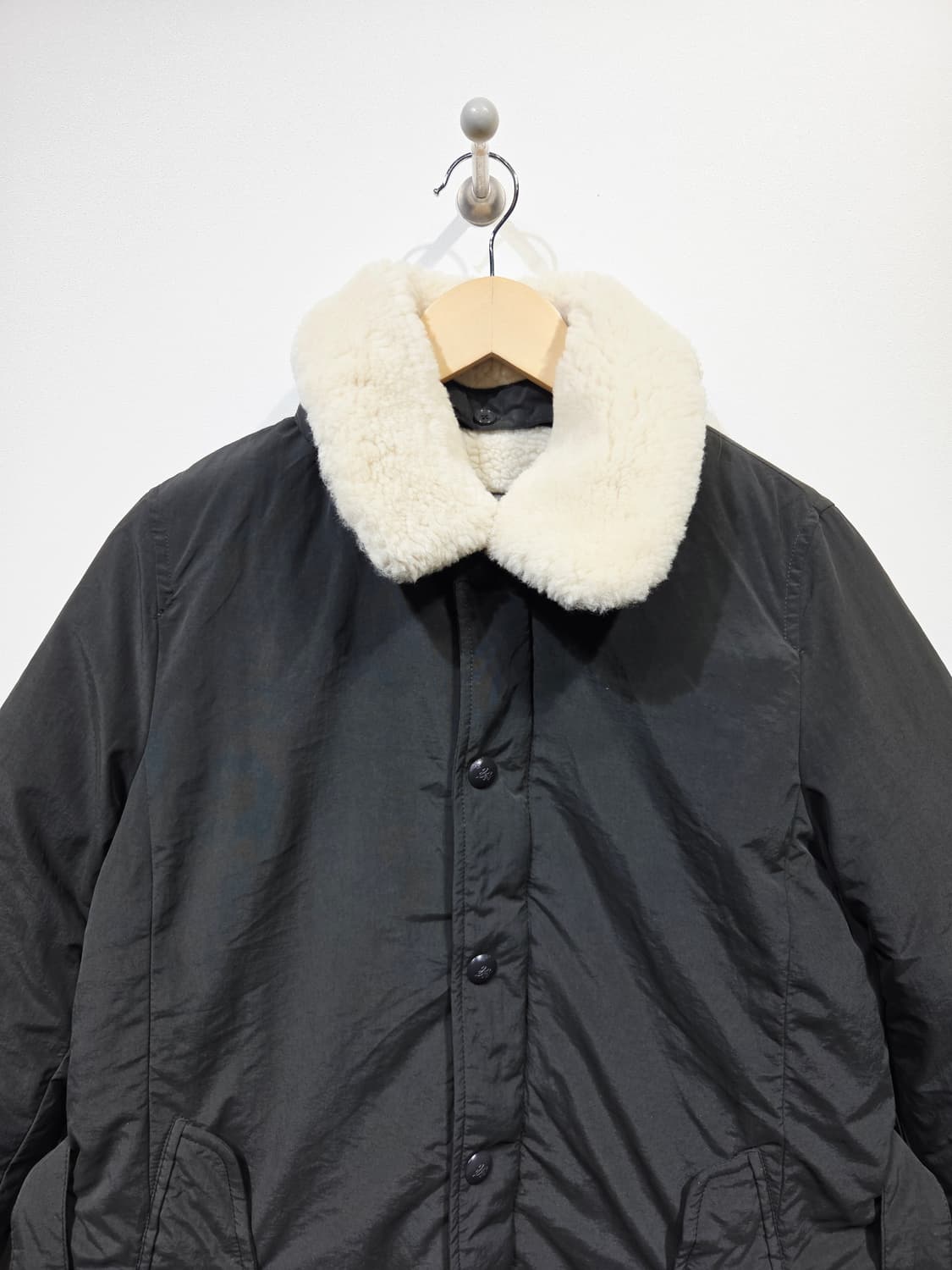 에디바우어 리얼 무스톤 구스다운 벨티드 롱코트 상품이미지3