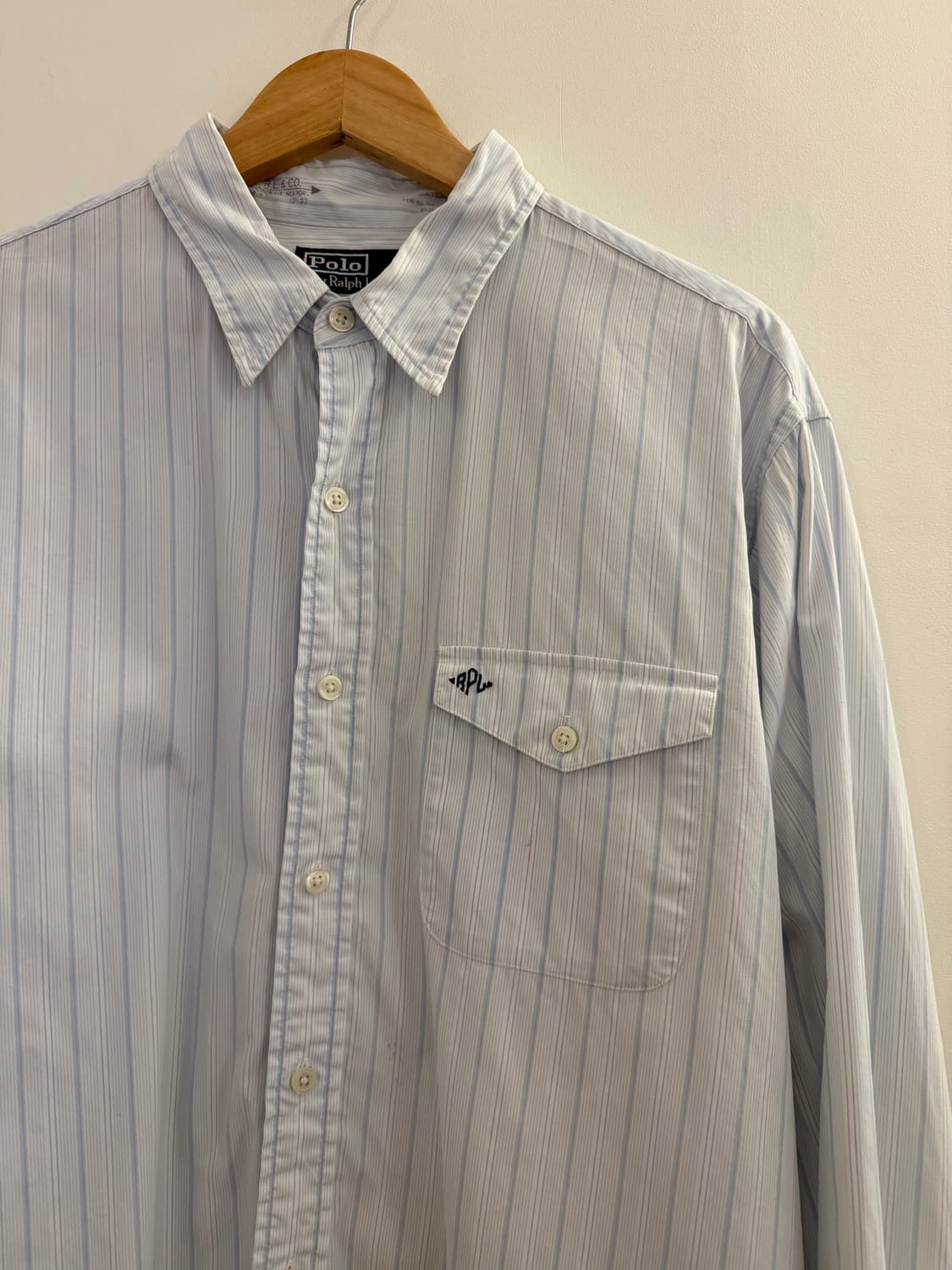 Polo 폴로 'R.L. & CO.' 스트라이프 셔츠 XL 상품이미지2