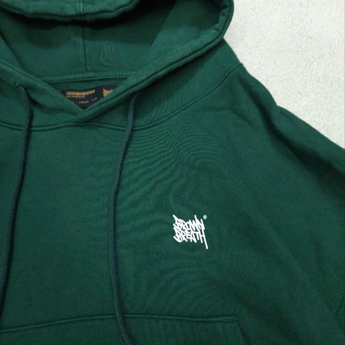 브라운브레스 크롭 후드티 상품이미지4