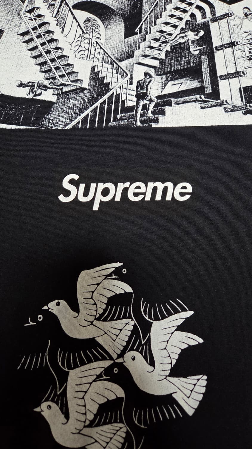 슈프림 mc에셔 백박스로고 L 상품이미지3