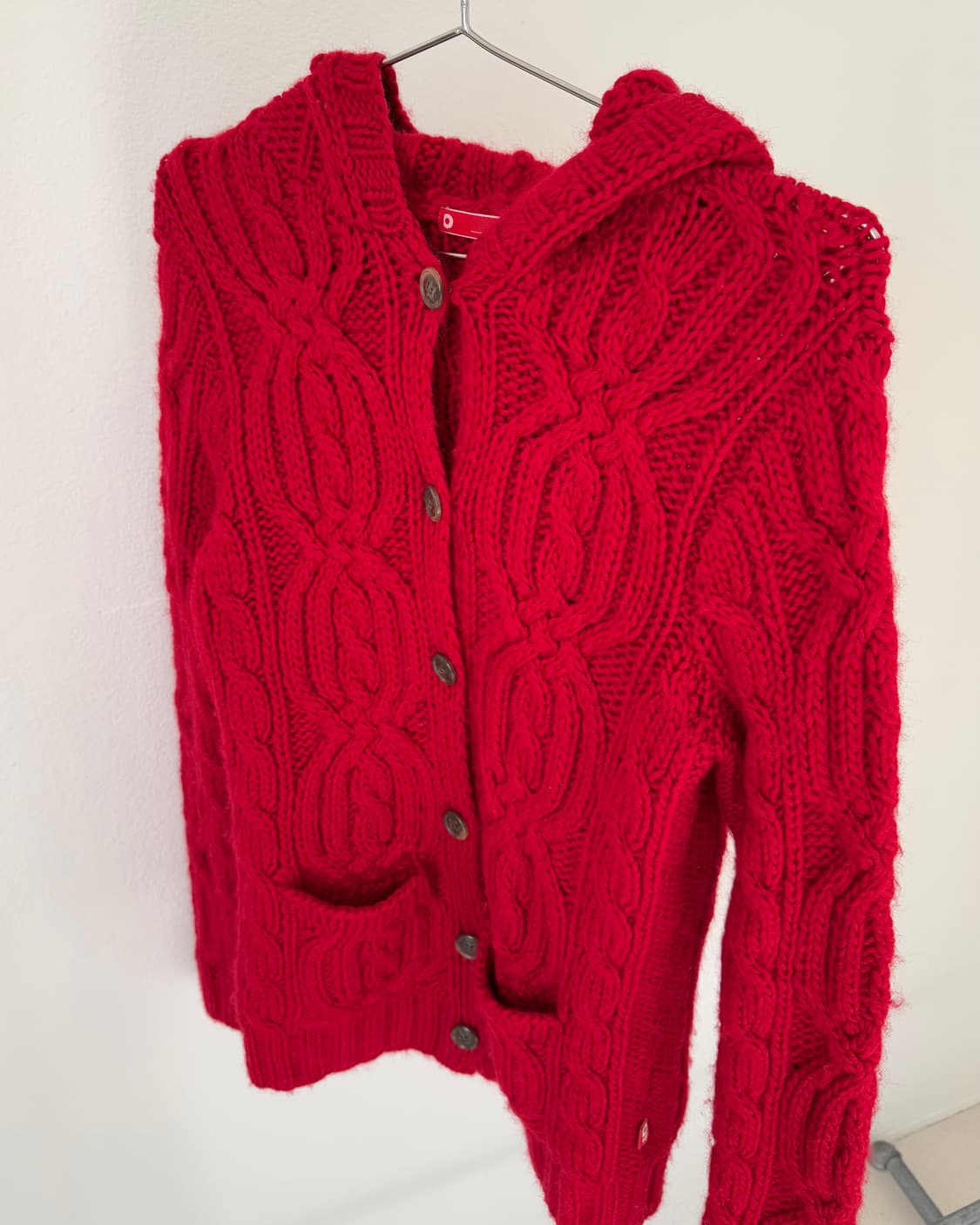 빈티지 니트 후디 가디건 상품이미지2