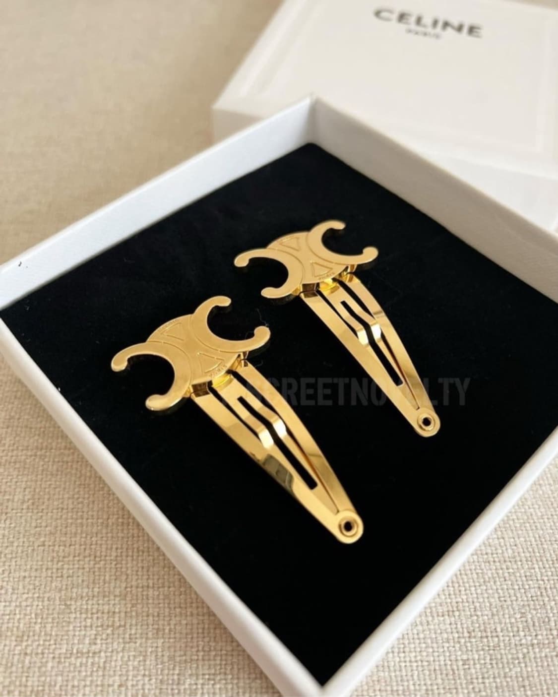 셀린느 트리옹페 헤어핀 1쌍 (2피스) 상품이미지4