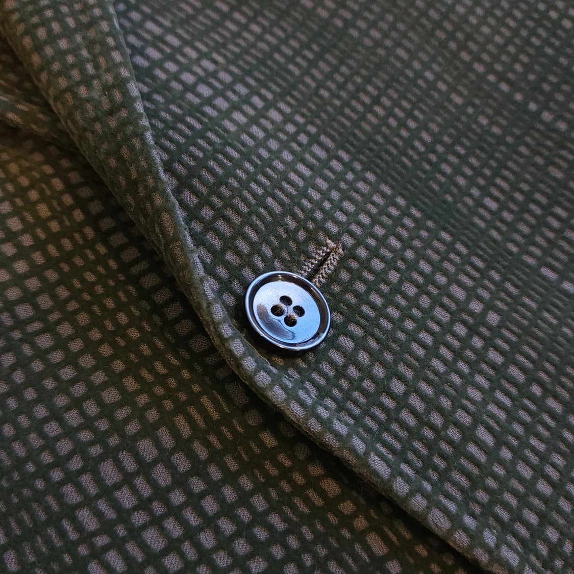 아르마니 블레이져 자켓 웹 디테일 원버튼 싱글 자켓 그린 50 상품이미지7