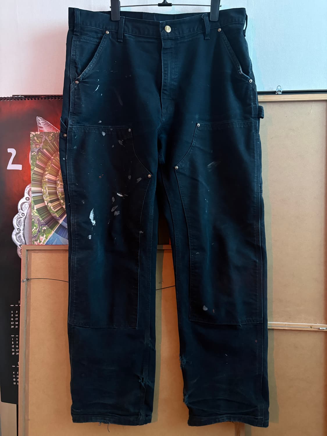빈티지 칼하트 더블니 BLK 36x32 상품이미지1