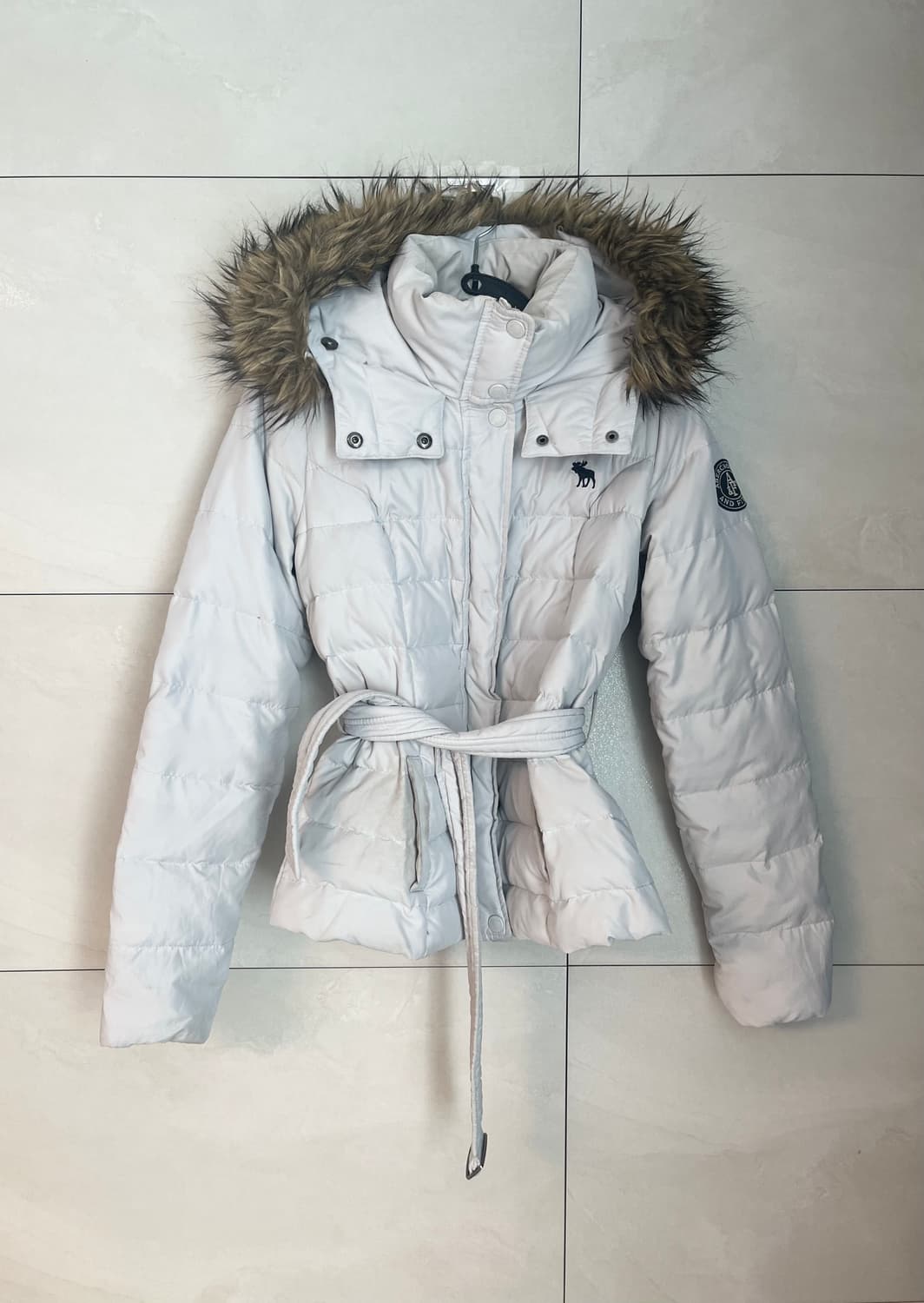 극희귀 아베크롬비 벨티드 울프죠 패딩 [S] 상품이미지1