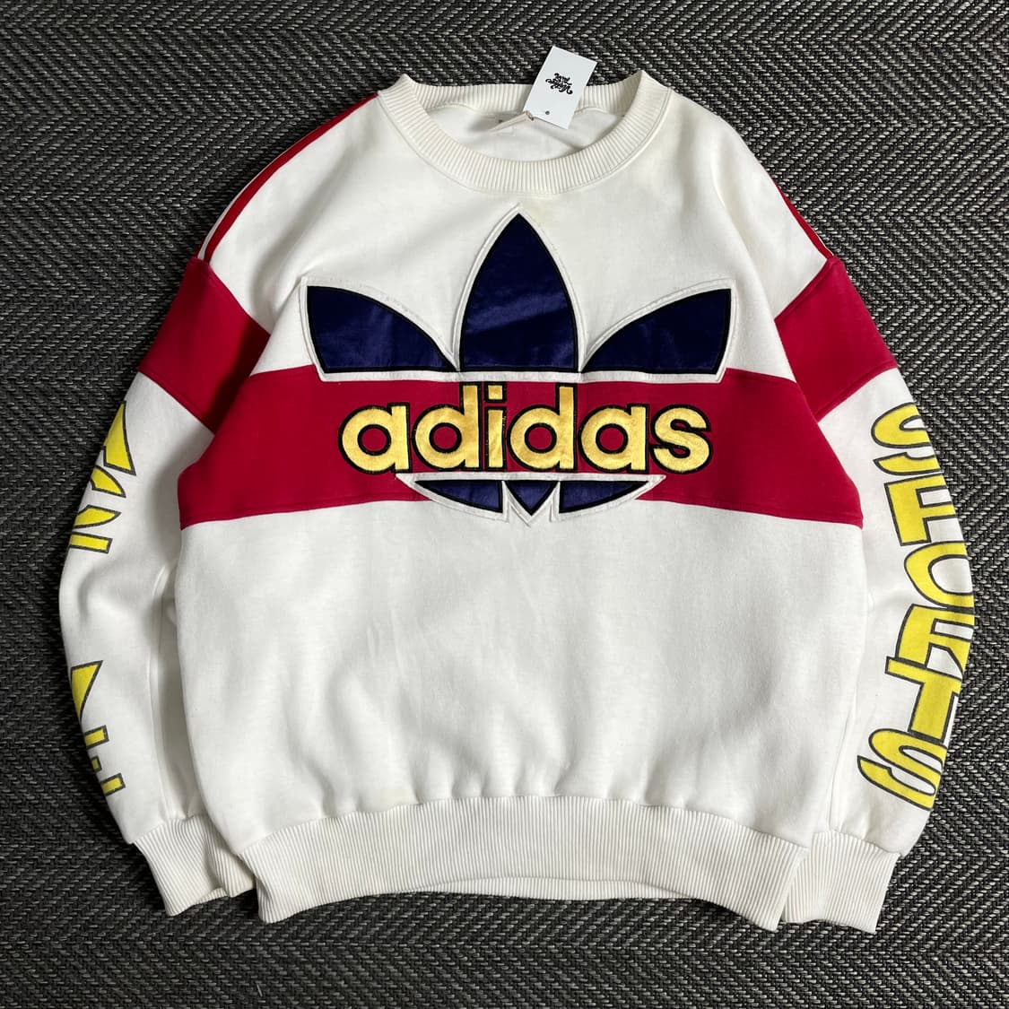 90s 아디다스 레트로 빅로고 박시핏 스웻 셔츠y 3266 상품이미지2