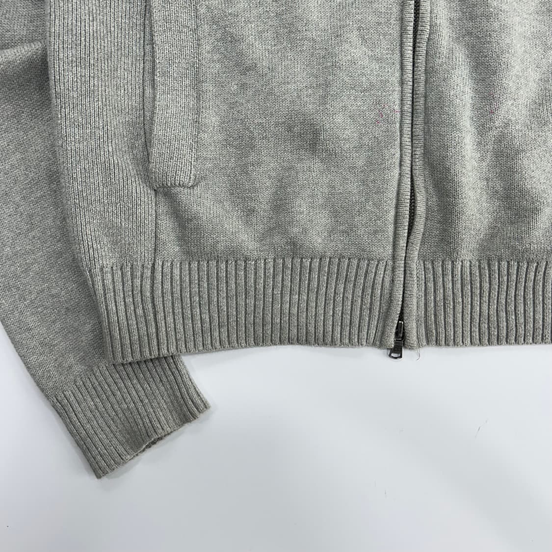 Tommy hilfiger 타미힐피거 그레이 니트 집업 상품이미지5
