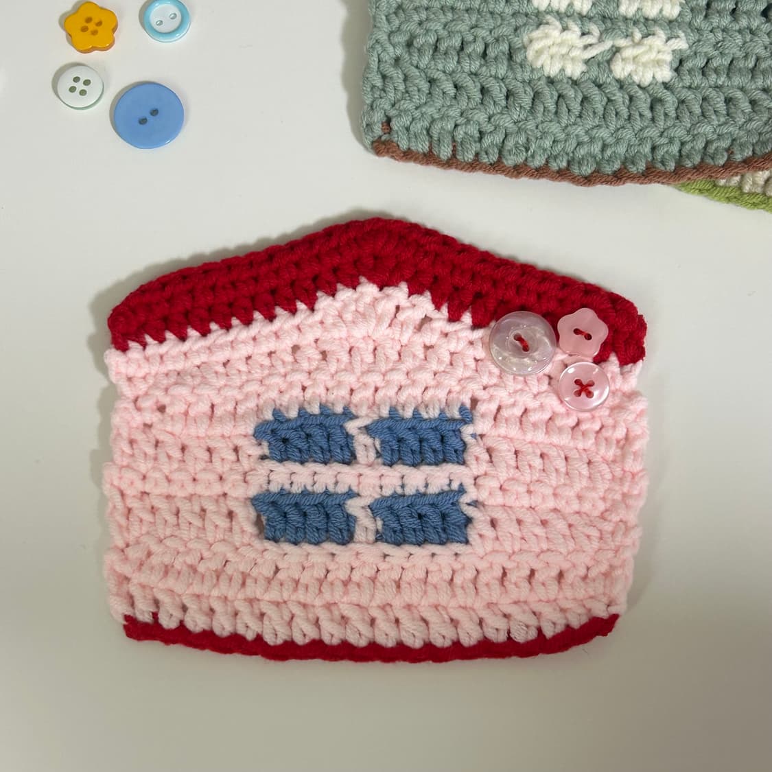 핸드메이드 뜨개 티코스터 상품이미지3