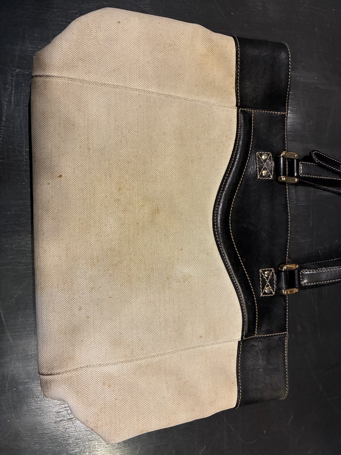 구찌 캔버스 가죽 토트백 숄더백 상품이미지8