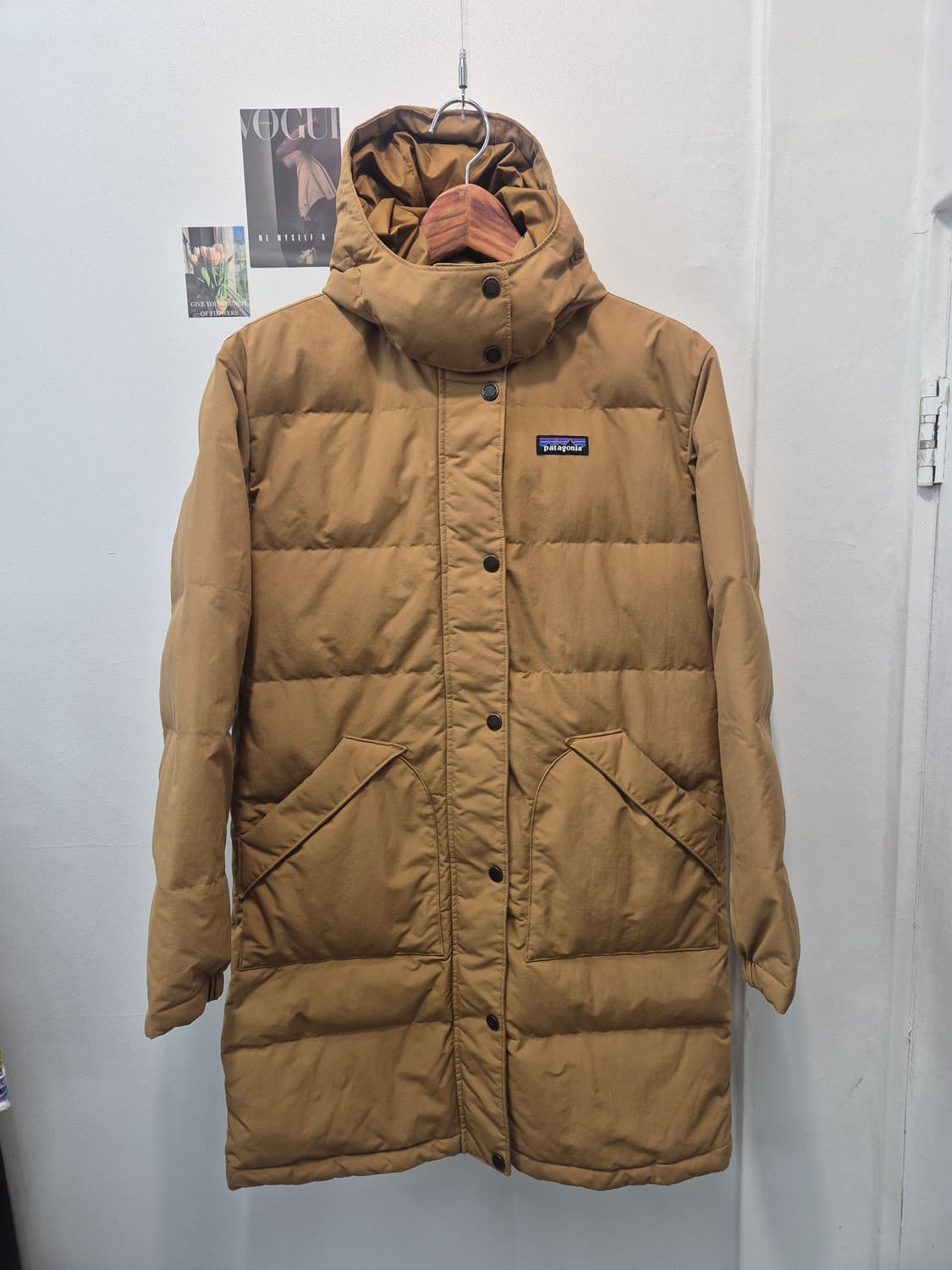 파타고니아 카멜색 패딩 S 
 상품이미지1