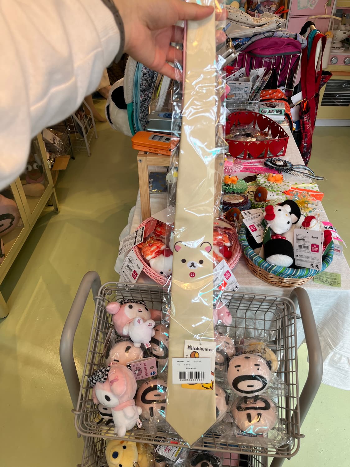 코리락쿠마 넥타이 👔 상품이미지4