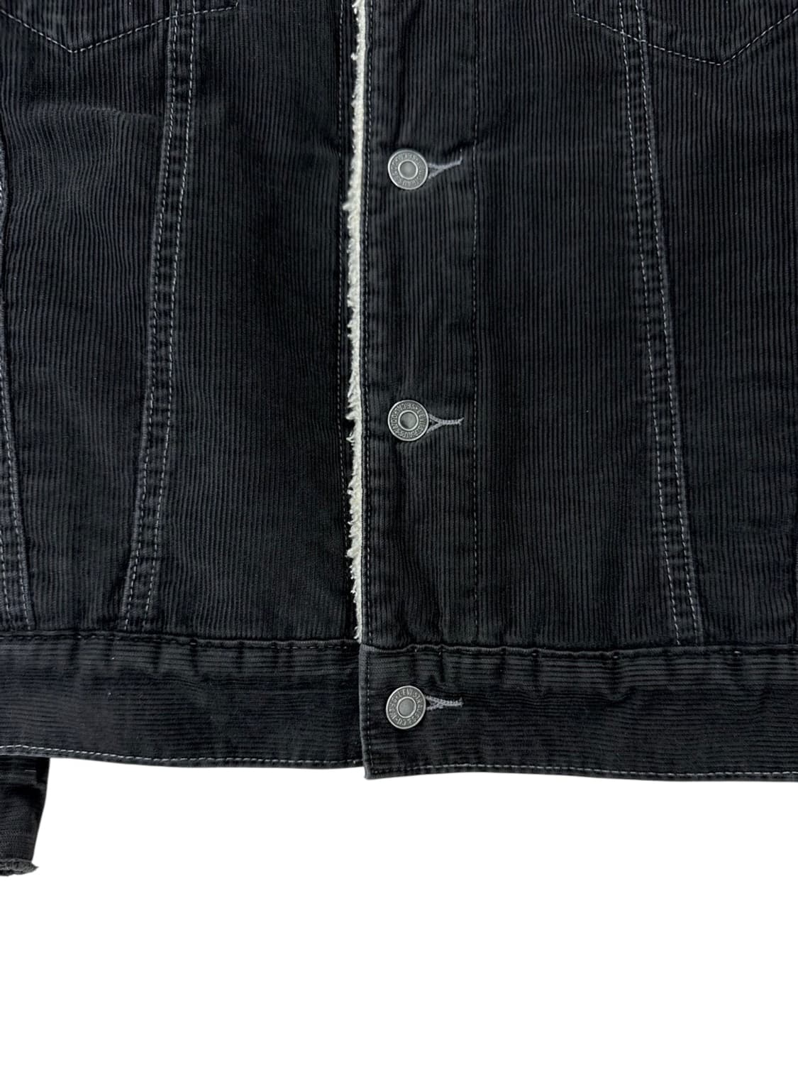 00년대 리바이스 코듀로이 골덴 쉐르파 자켓 블랙 (M~XL) 상품이미지5