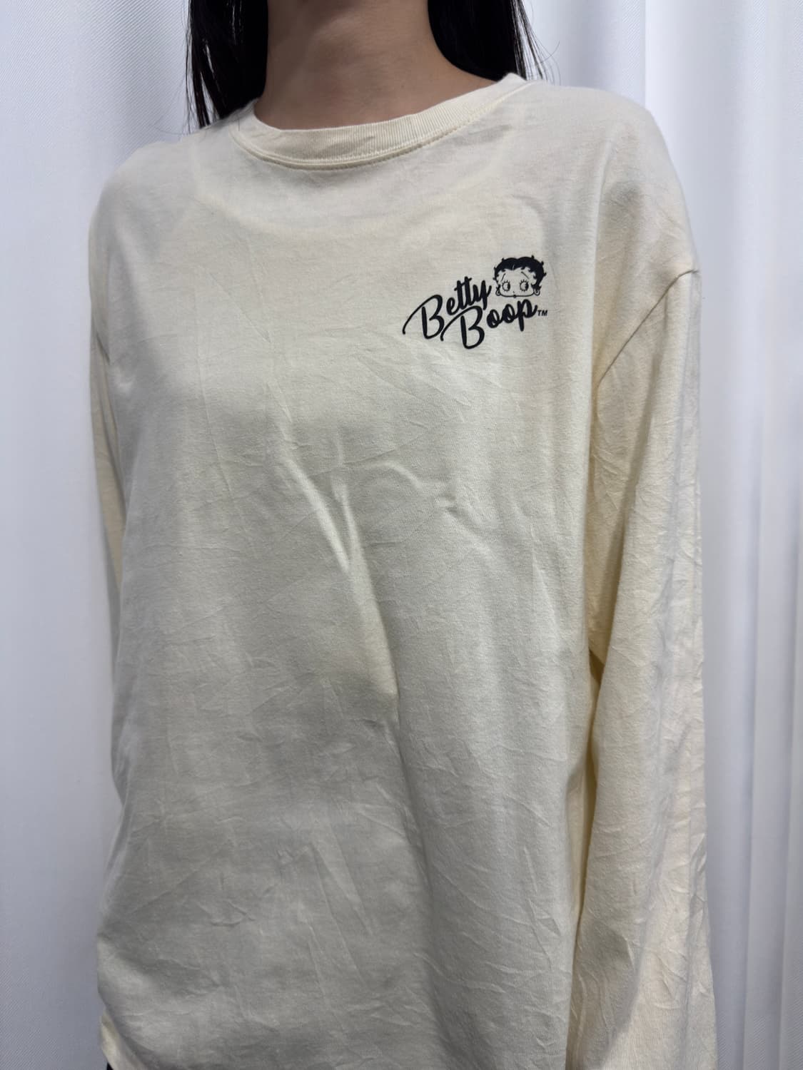 betty boop printing longsleeve 상품이미지1