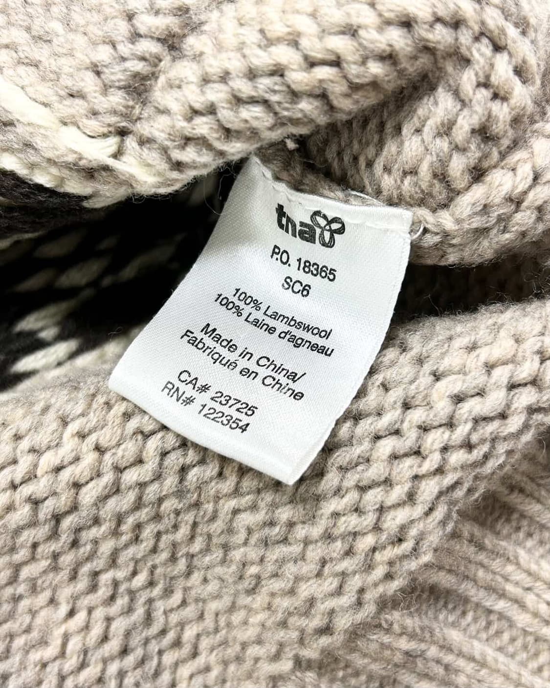 빈티지 노르딕 울 니트집업 상품이미지10