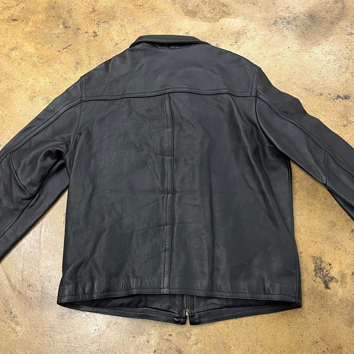 [정품] dark horse 가죽클럽 블랙 레더 자켓 b10 상품이미지4