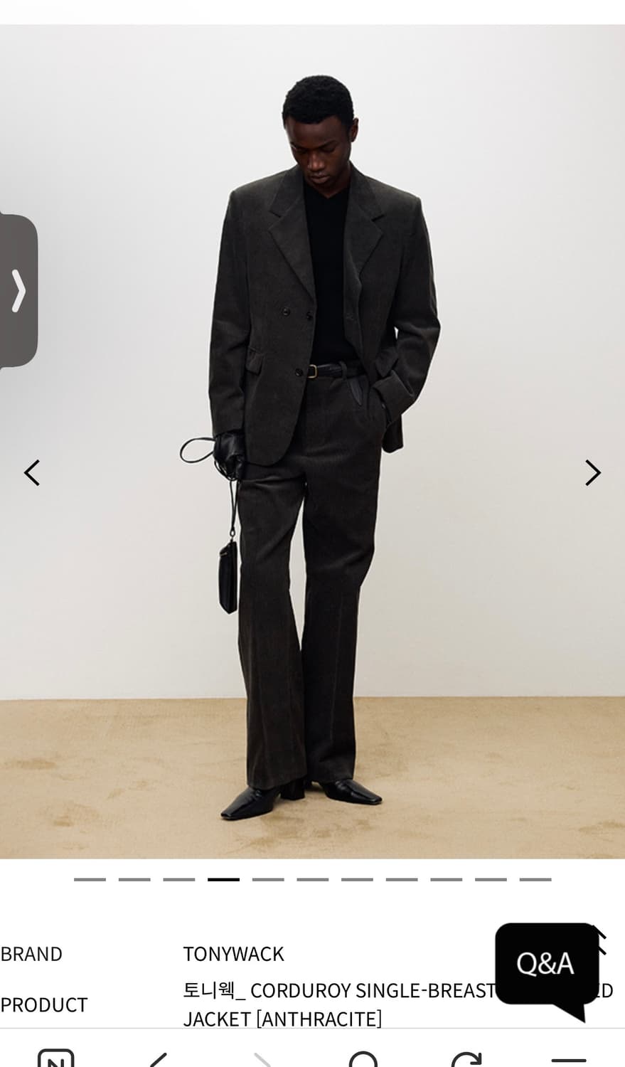 토니웩 싱글 블레이저 자켓 M 상품이미지1