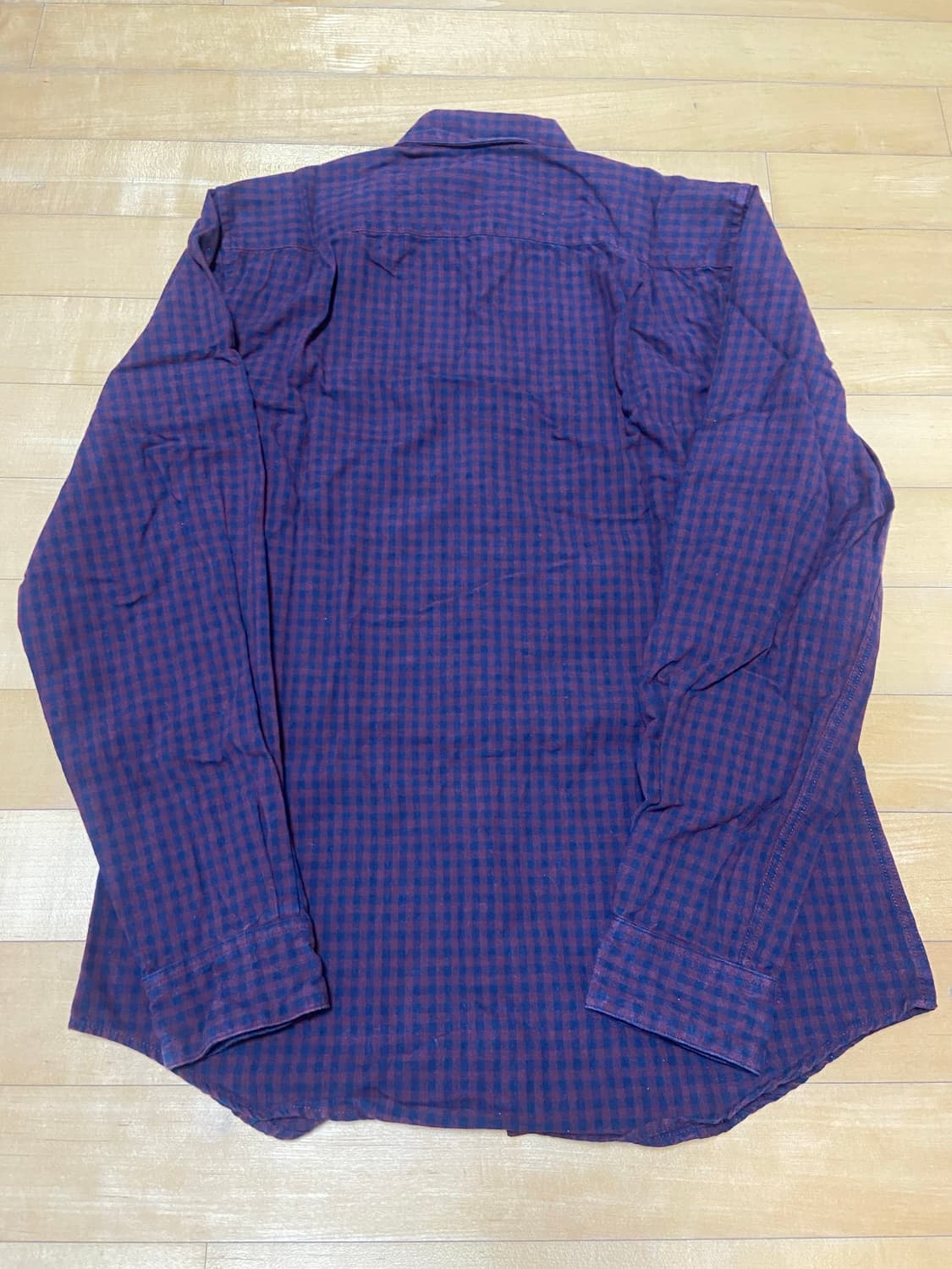 Steven Alan 면 체크셔츠  XS 상품이미지4