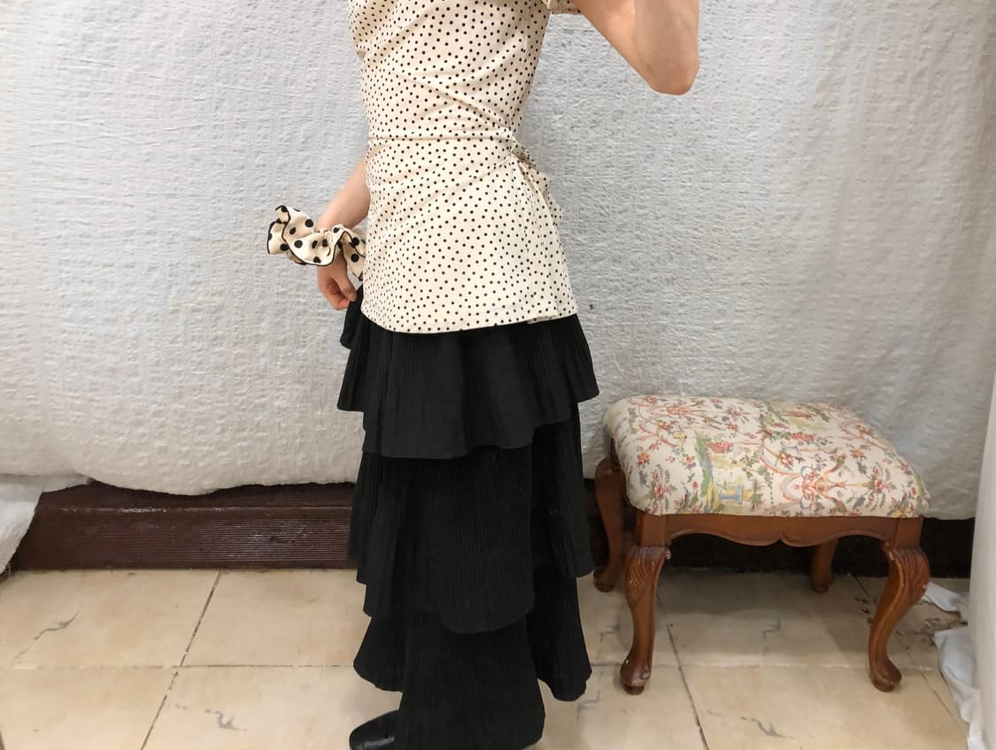 triple layer pleated skirt 상품이미지3