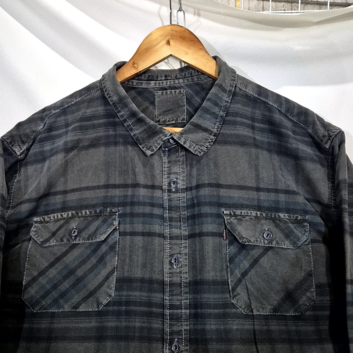 리바이스 체크 워크 셔츠 상품이미지2