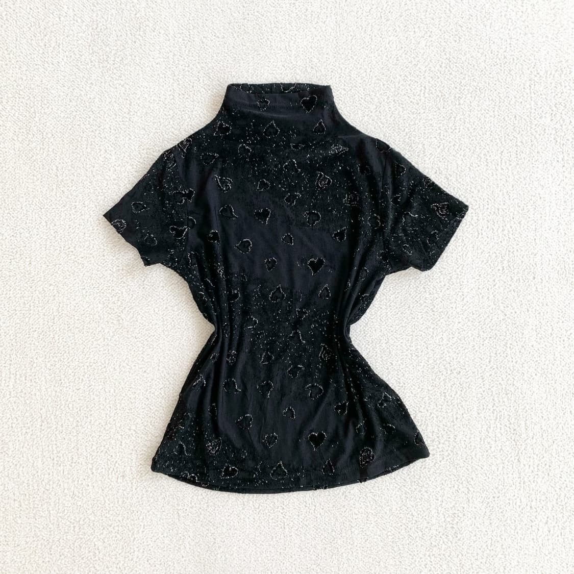 블랙페어리 ♥ 하트 글리터 반폴라 t 상품이미지1