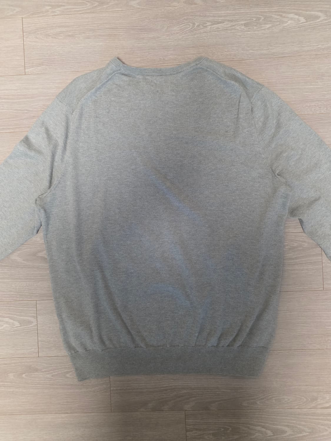 폴로 PIMA Cotten Slim Fit 니트 Light Grey L 상품이미지5