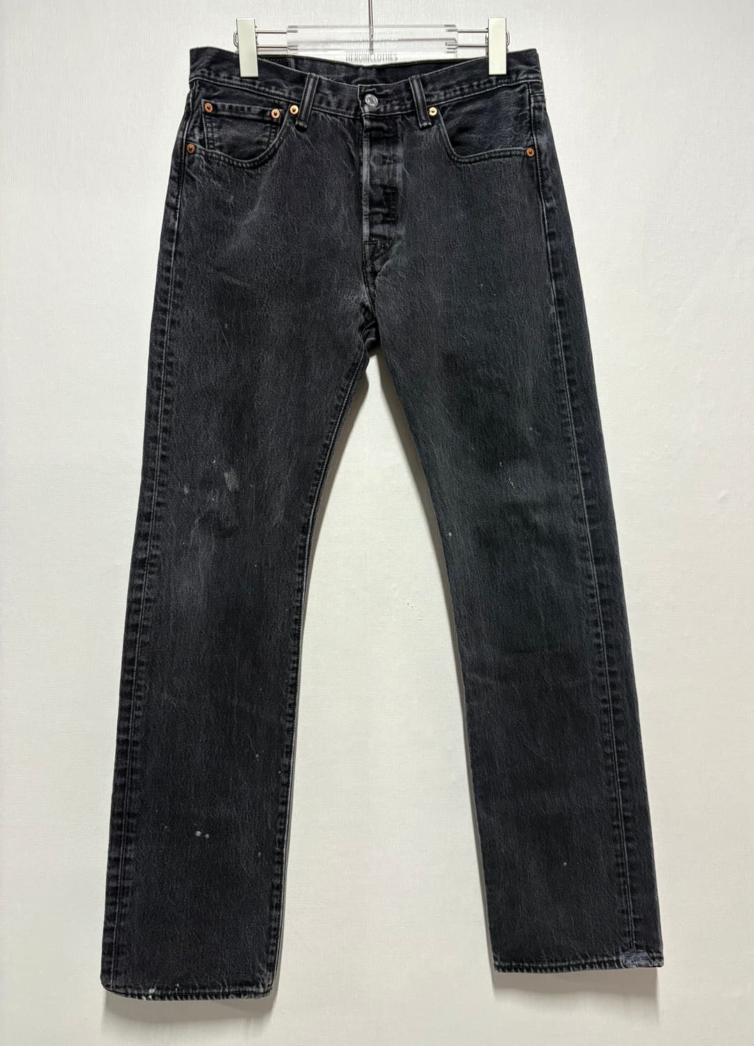 [32x34] Levis 501 Denim Pants Black 상품이미지1