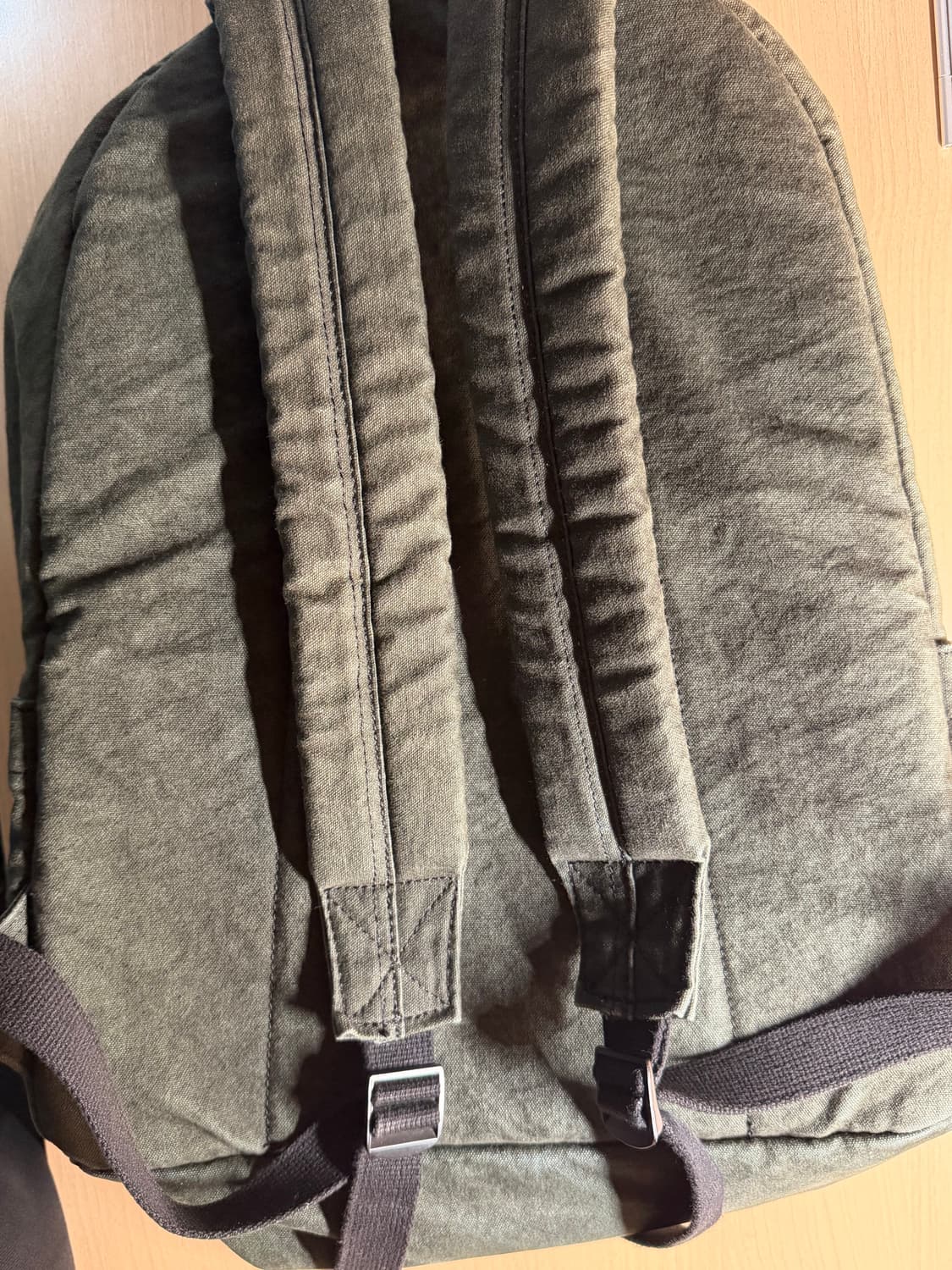 스투시 캔버스 백팩 워시드 블랙 상품이미지2