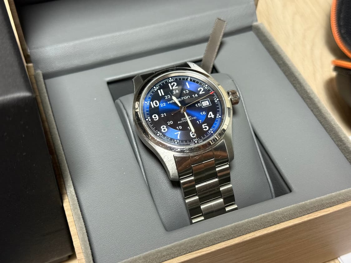 해밀턴 시계 청판 카키필드 오토 42mm H70605140 상품이미지1