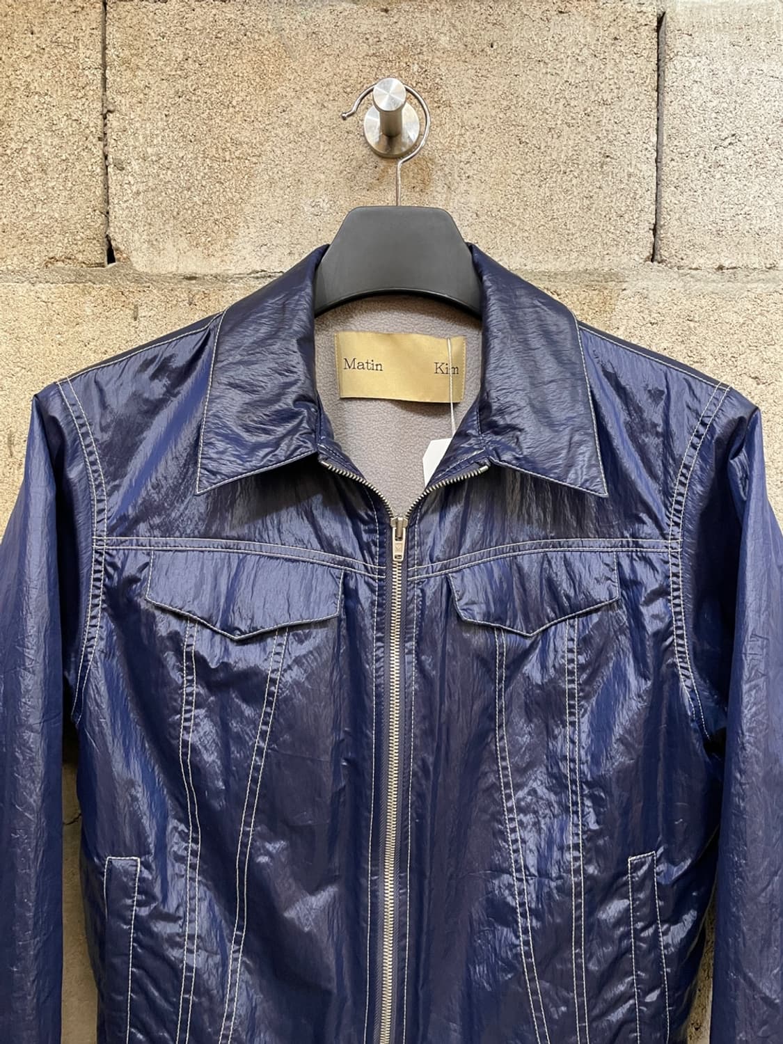 마뗑킴 스티치 디테일 트러커 자켓 상품이미지2