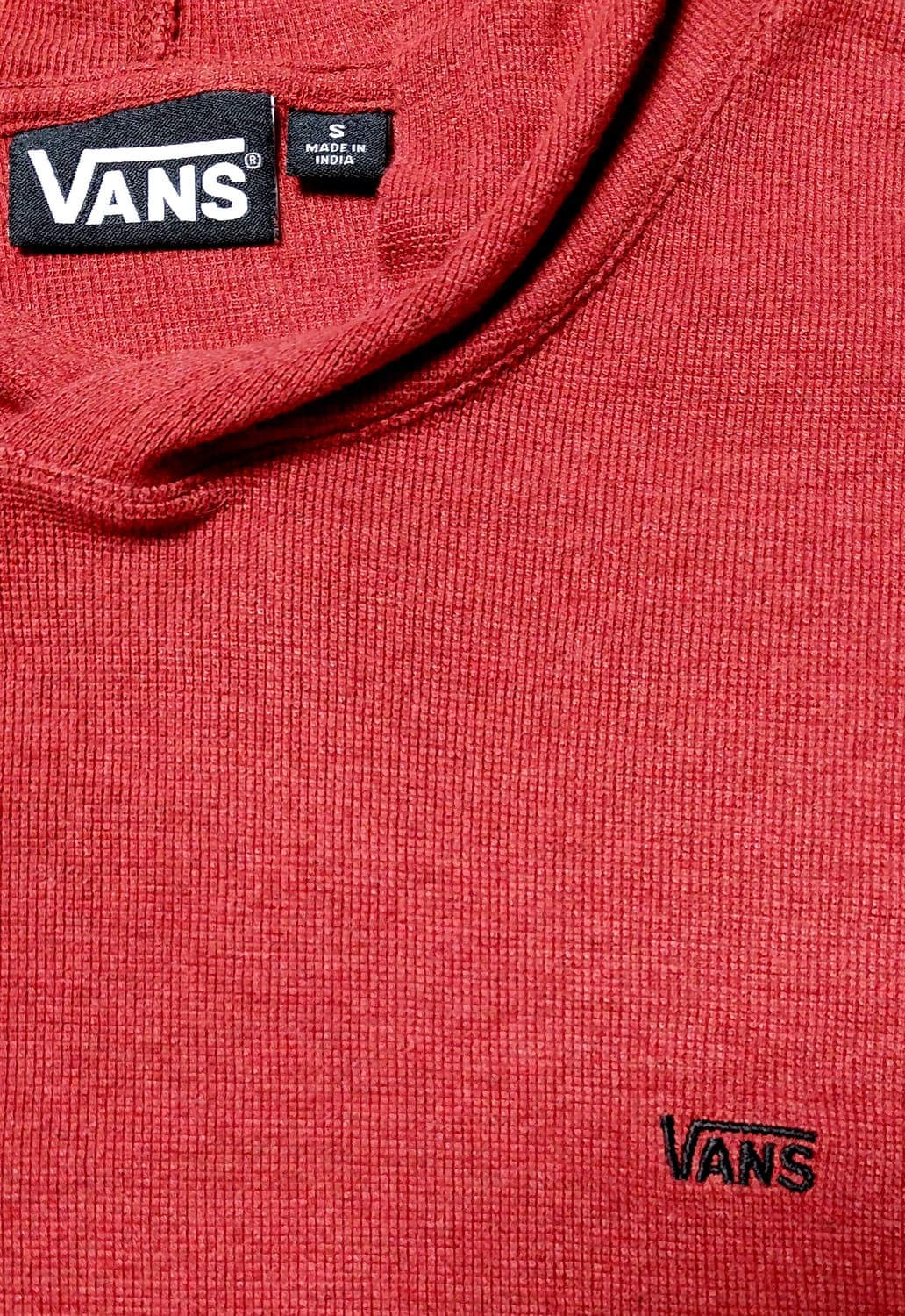 반스 Vans 레드 후드 롱슬리브 상품이미지2