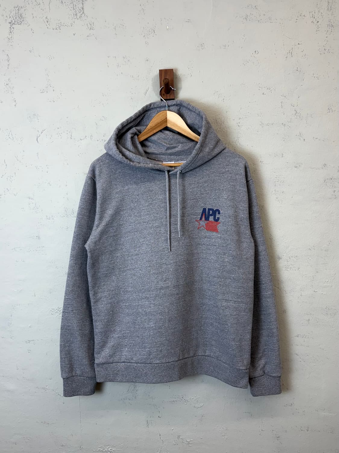 A.P.C. 아페쎄 스타로고 후드티 그레이 상품이미지1