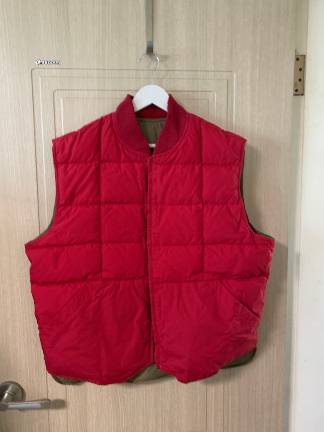 에디바우어 빈티지 리버시블 양면 구스다운 베스트 패딩 조끼 L 상품이미지6