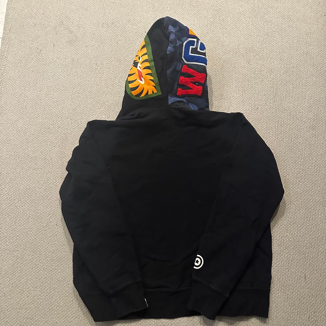 베이프(BAPE) 반카모 청계 샤크 후드 집업 상품이미지10