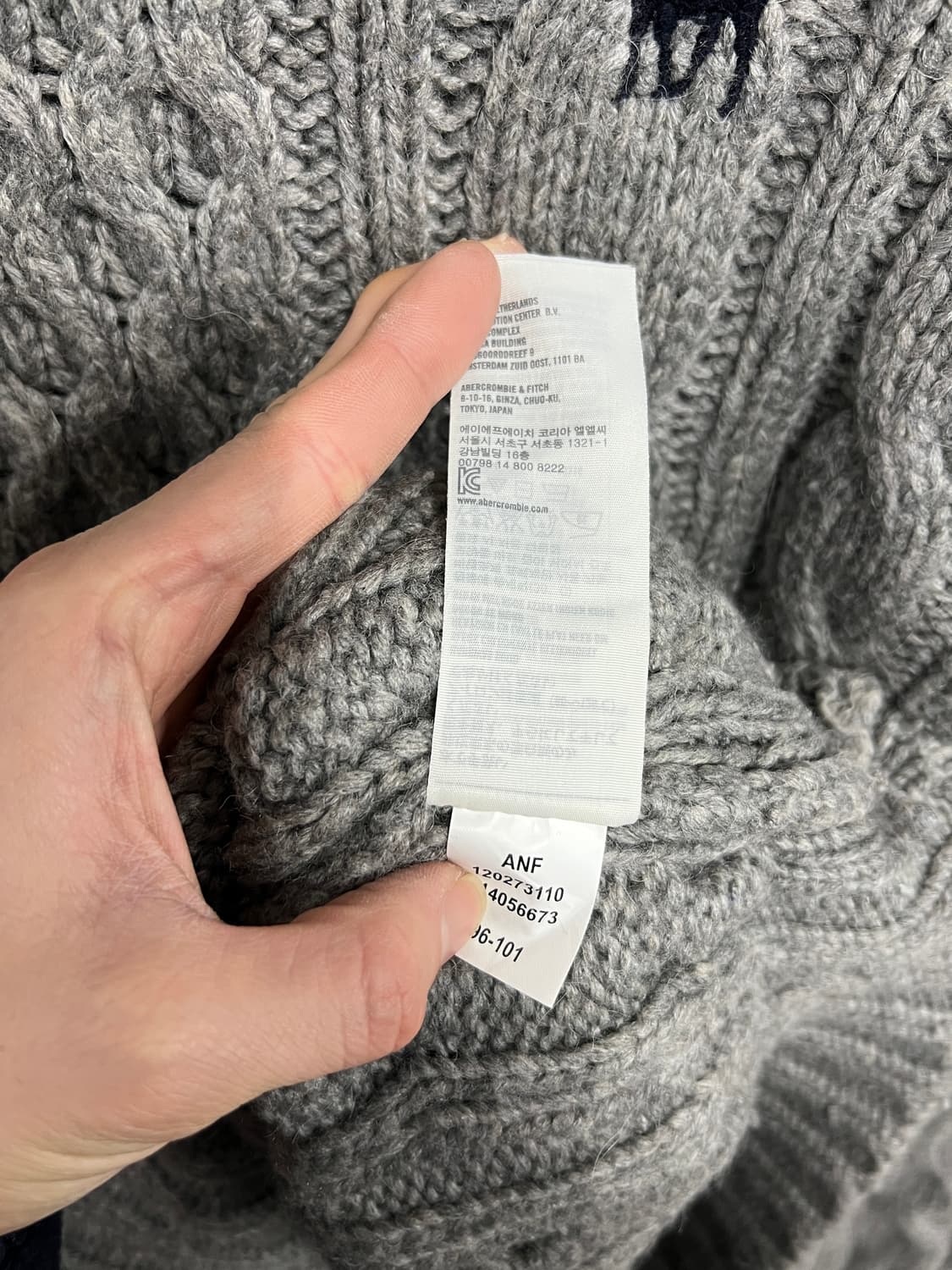 Abercrombie 아베크롬비 꽈배기 케이블 니트 상품이미지6