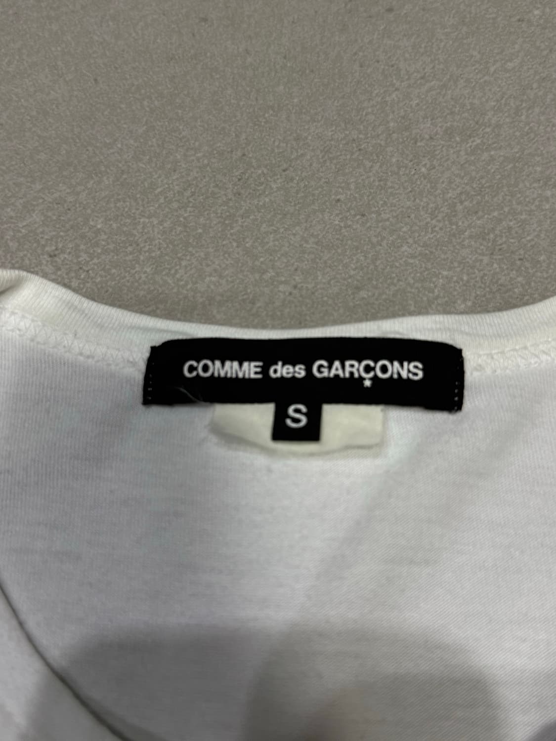 2009 꼼데가르송 네 자유를 입어 반팔 티셔츠 상품이미지2