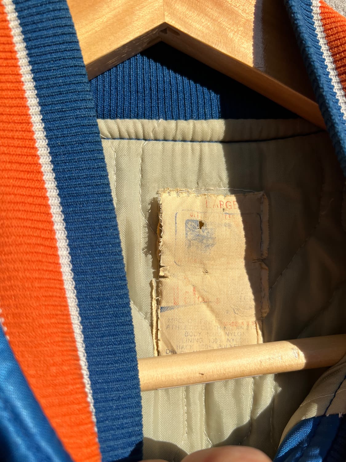 Vintage 80’s Newyork Mets 샤틴 자켓 상품이미지4