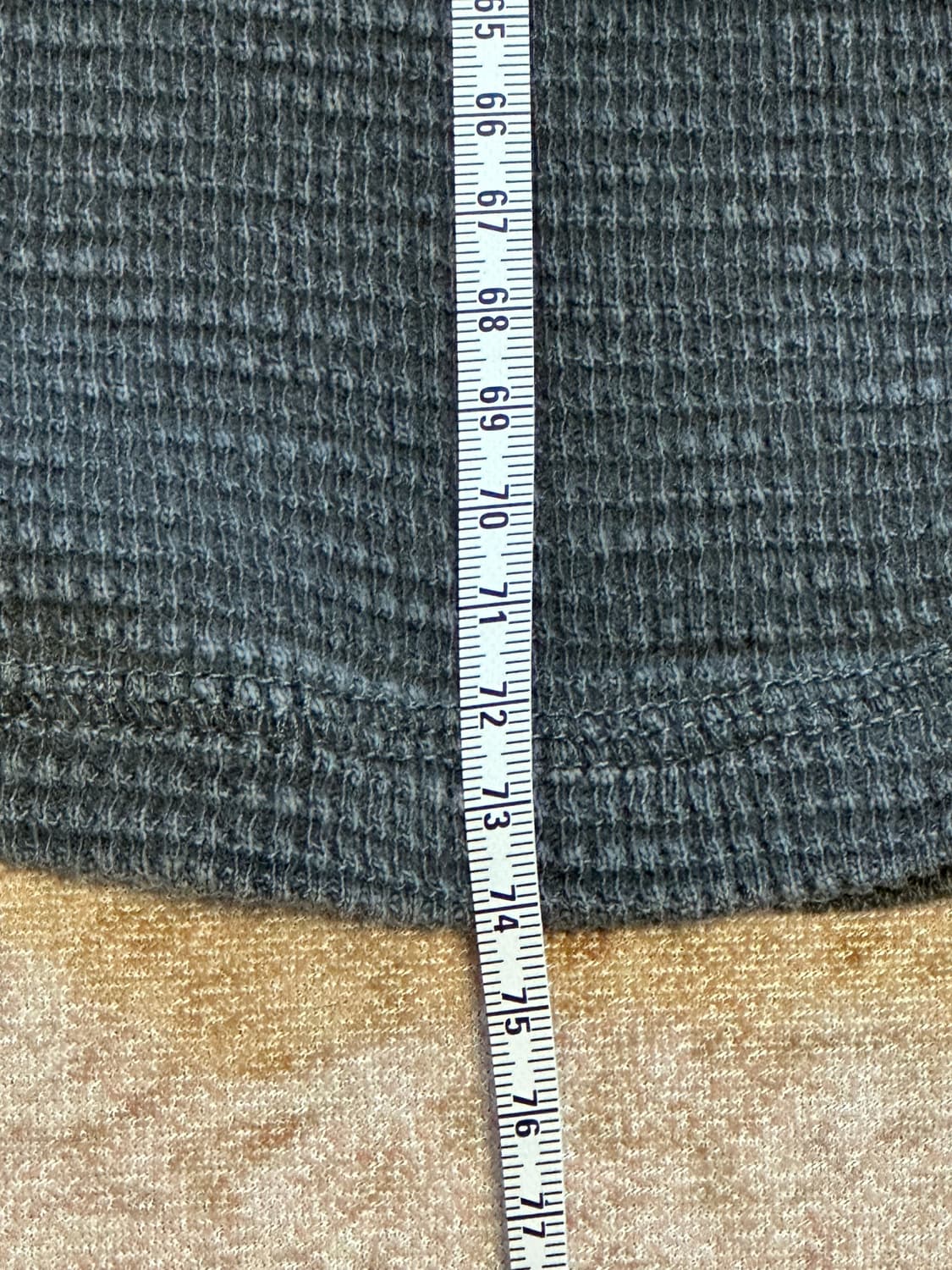 [XL] RRL(더블알엘) 와플 헨리넥 반팔 블랙 상품이미지9