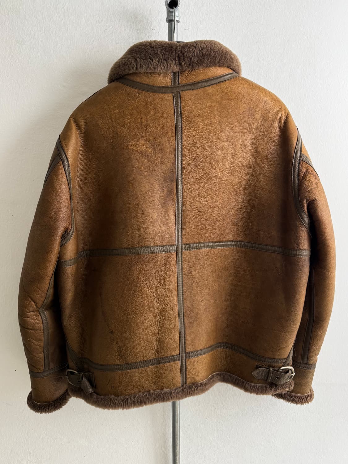 Vintage Sheepskin B-3 Leather Jacket 상품이미지6