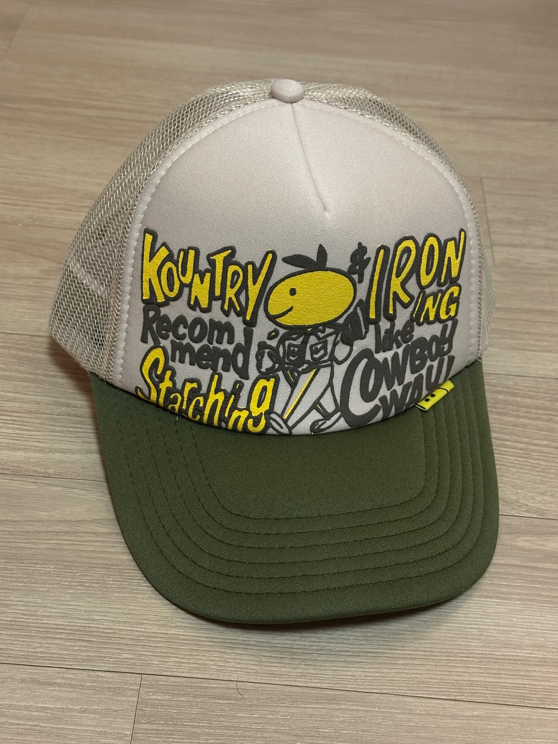 캐피탈 키나리 트러커캡 카키 상품이미지2