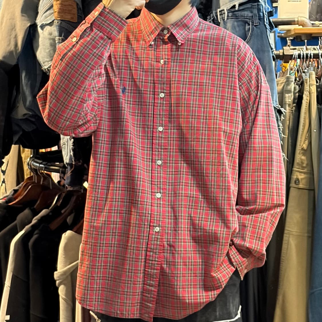 [No.9]Polo 폴로 체크 긴팔셔츠 상품이미지2