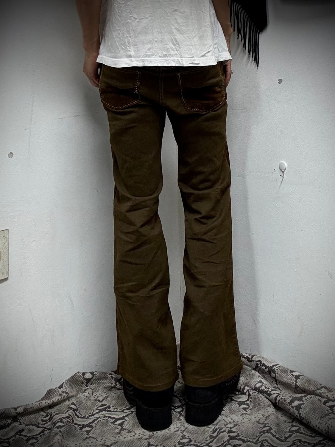 “Vintage” Western Mood Side Corduroy Det 상품이미지10