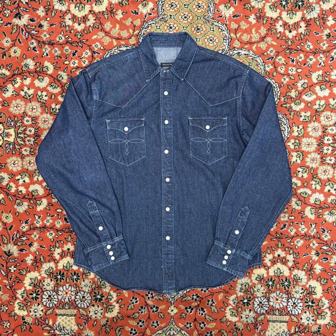 [L] 인디고 웨스턴 데님 셔츠 상품이미지1
