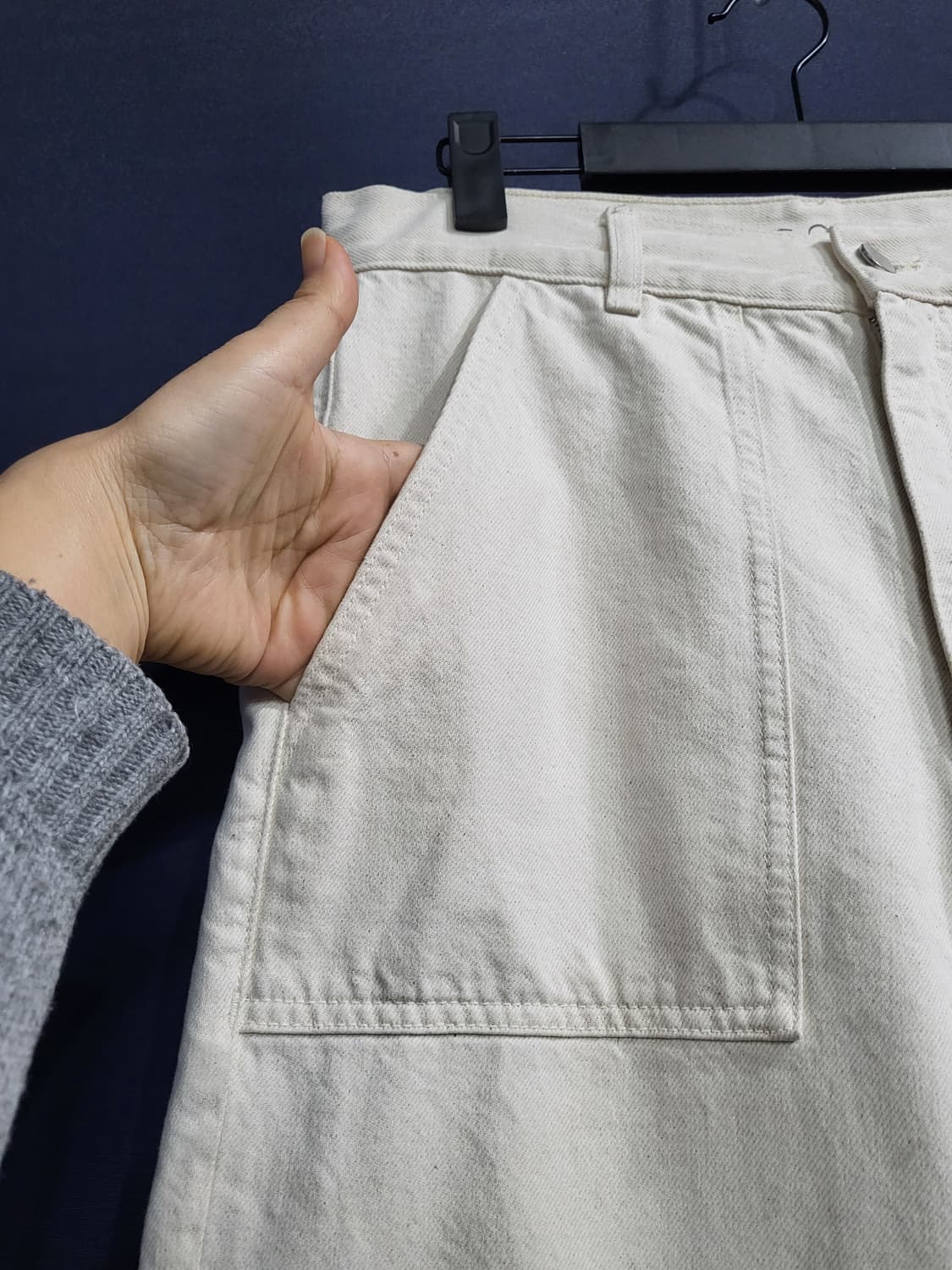 코스 데님 배럴핏 팬츠 상품이미지3