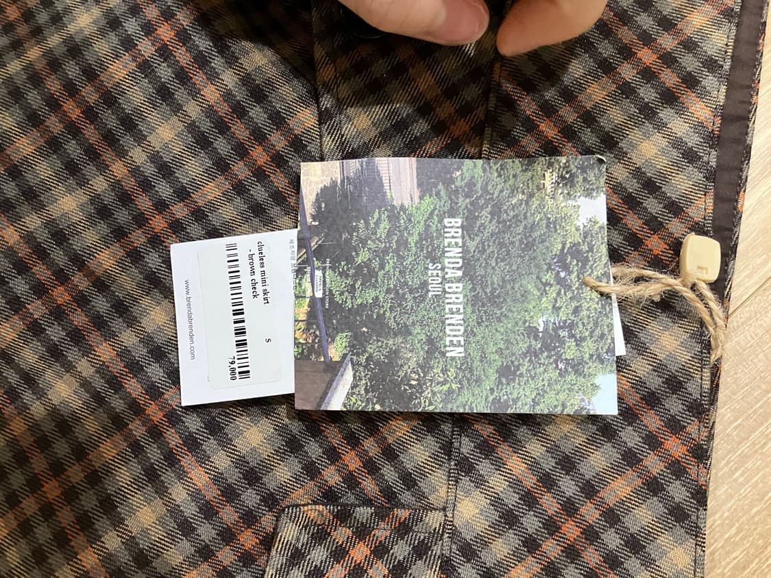 브랜다브랜든 체크 미니스커트 상품이미지4